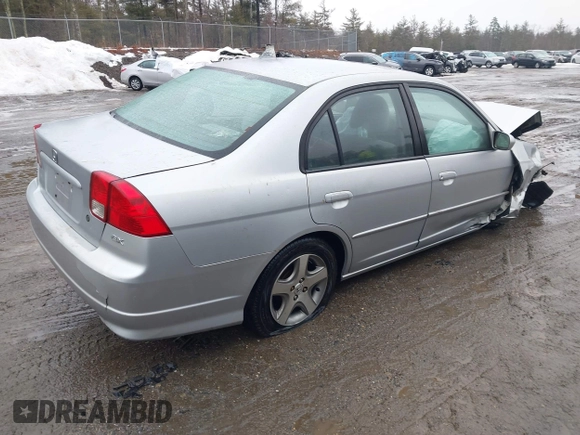 2004 Honda Civic EX with VIN 2HGES26804H610962, listed as a IAAI auction lot 41732957 with 1 mi miles. Bid and sale history available at carsss.com. Image 4.
