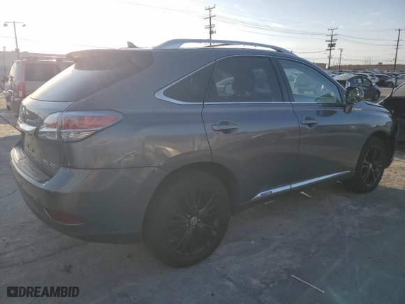 2013 Lexus RX 450h with VIN JTJBC1BAXD2440939, listed as a Copart auction lot 45026875 with 156,903 mi miles and Salvage Title. Bid and sale history available at carsss.com. Image 3.