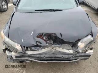 2012 Honda Civic Cpe EX with VIN 2HGFG3B82CH546360, listed as a Copart auction lot 49763345 with 0 mi miles and Salvage Title. Bid and sale history available at carsss.com. Image 11.