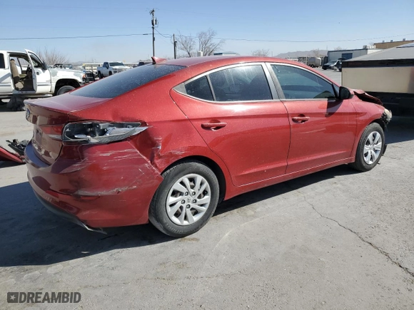 2017 Hyundai Elantra SE with VIN KMHD74LF3HU128818, listed as a Copart auction lot 50088785 with 123,493 mi miles and Salvage Title. Bid and sale history available at carsss.com. Image 3.