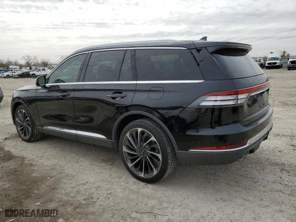 2020 Lincoln Aviator Reserve with VIN 5LM5J7XC2LGL07184, listed as a Copart auction lot 50387385 with 50,708 mi miles and Salvage Title. Bid and sale history available at carsss.com. Image 2.