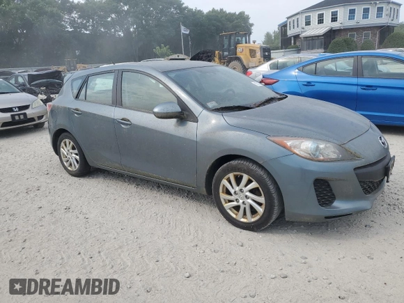 2012 Mazda 3 i Touring with VIN JM1BL1L8XC1684111, listed as a Copart auction lot 61813724 with Not Provided miles and Non Repairable. Bid and sale history available at DreamBid. Image 4.