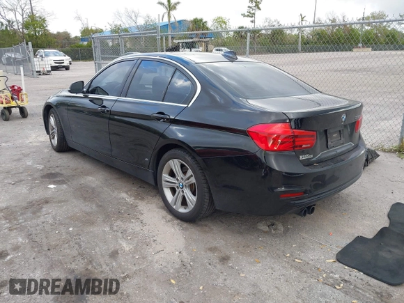 2017 BMW 3 Series 330i with VIN WBA8B9C38HK885309, listed as a IAAI auction lot 41579236 with 63,210 mi miles and . Bid and sale history available at DreamBid. Image 3.