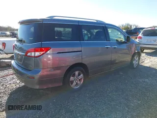 2017 Nissan Quest SV with VIN JN8AE2KP9H9165133, listed as a IAAI auction lot 41789379 with 131,063 mi miles. Bid and sale history available at carsss.com. Image 4.