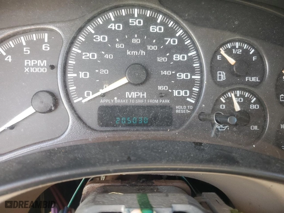 2002 Chevrolet Tahoe LT with VIN 1GNEK13Z12J342531, listed as a Copart auction lot 48431675 with 205,030 mi miles and Salvage Title. Bid and sale history available at carsss.com. Image 9.