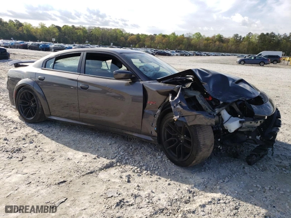 2022 Dodge Charger Scat Pack with VIN 2C3CDXGJ3NH191395, listed as a Copart auction lot 48655404 with 25,444 mi miles and Salvage Title. Bid and sale history available at carsss.com. Image 4.