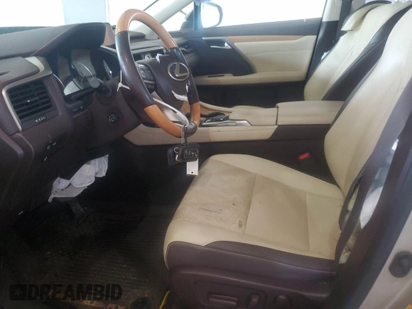 2019 Lexus RX 350L Premium with VIN JTJDZKCA0K2020664, listed as a Copart auction lot 52395325 with 95,942 mi miles and Salvage title. Bid and sale history available at DreamBid. Image 7.