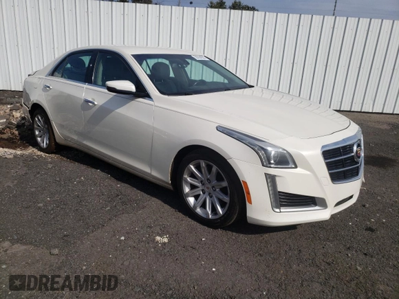 2014 Cadillac CTS Sedan RWD with VIN 1G6AP5SXXE0186731, listed as a Copart auction lot 50294055 with 116,895 mi miles and Salvage Title. Bid and sale history available at carsss.com. Image 4.
