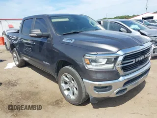 2019 Ram 1500 Big Horn z VIN 1C6RRFFG8KN743717, wystawiony jako IAAI lot #40321463 z przebiegiem 89 387 mil mil oraz . Historia ofert i sprzedaży dostępna na DreamBid. Obrazek 1.