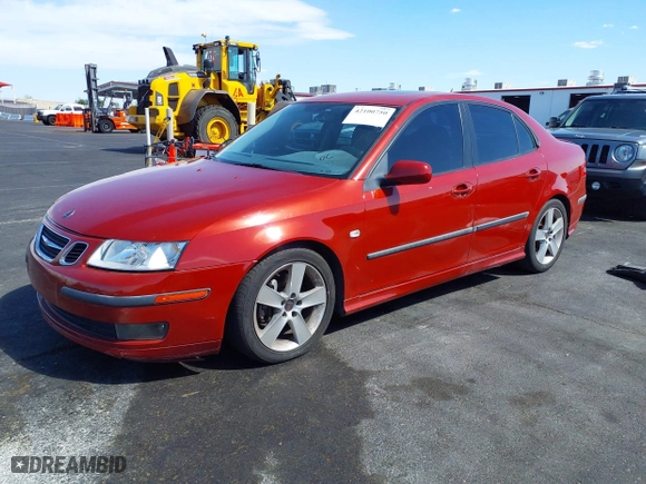 2007 Saab 9-3 Aero with VIN YS3FH41U771012168, listed as a IAAI auction lot 42100750 with 118,970 mi miles. Bid and sale history available at carsss.com. Image 2.