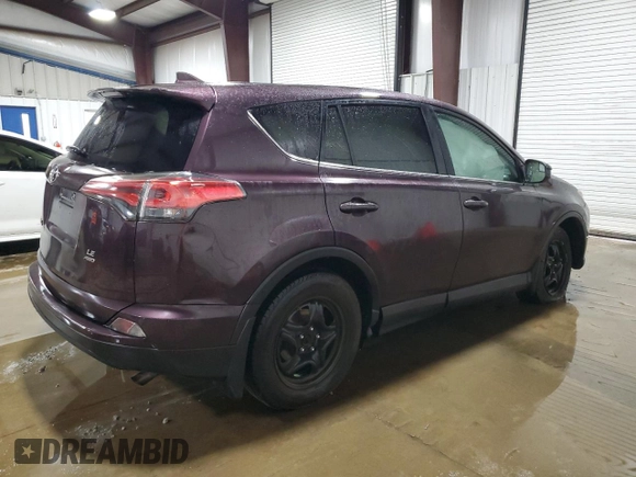 2018 Toyota RAV4 LE with VIN 2T3BFREV5JW721315, listed as a Copart auction lot 59016665 with 136,490 mi miles and Salvage title. Bid and sale history available at DreamBid. Image 3.
