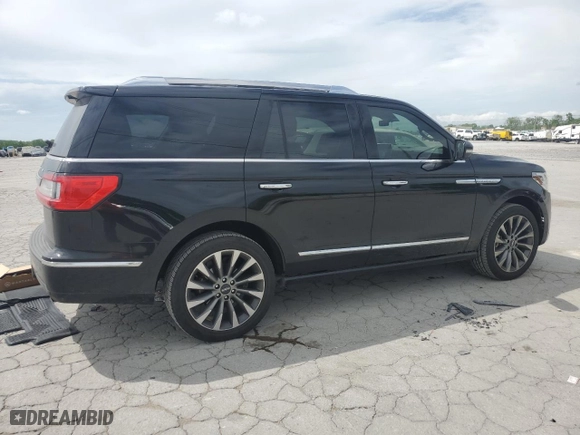 2018 Lincoln Navigator Select with VIN 5LMJJ2JT4JEL20313, listed as a Copart auction lot 54561755 with 231,581 mi miles and Clean Title. Bid and sale history available at carsss.com. Image 3.
