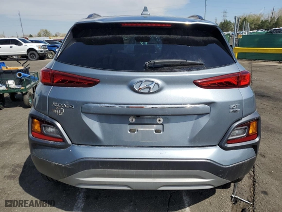 2020 Hyundai Kona Limited with VIN KM8K3CA56LU412119, listed as a Copart auction lot 52024435 with 55,128 mi miles and Salvage Title. Bid and sale history available at carsss.com. Image 6.