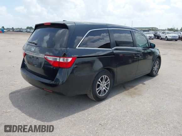 2011 Honda Odyssey EX-L с VIN 5FNRL5H61BB021707, выставлен на аукционе IAAI как лот 42544835 с пробегом 199 002 миль миль и . История ставок и продаж доступна на DreamBid. Изображение 4.