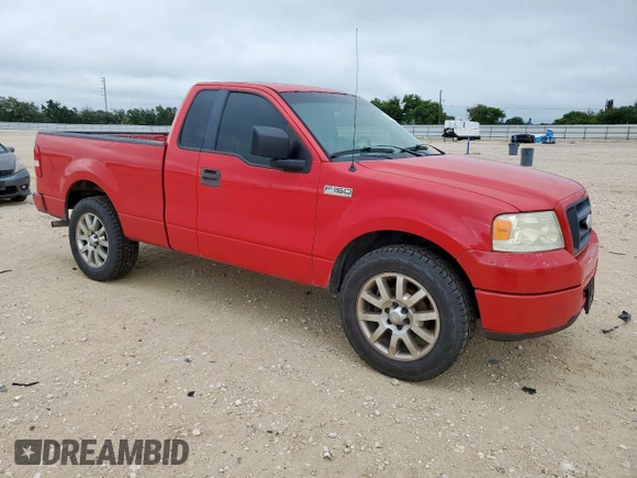2008 Ford F-150 XL with VIN 1FTRF12228KD79934, listed as a Copart auction lot 60757655 with 148,754 mi miles and Clean title. Bid and sale history available at DreamBid. Image 4.
