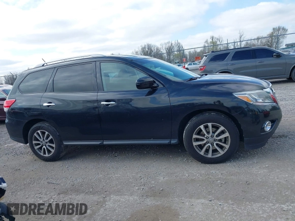 2015 Nissan Pathfinder SV with VIN 5N1AR2MN2FC677985, listed as a IAAI auction lot 41879156 with 114,339 mi miles and . Bid and sale history available at DreamBid. Image 13.