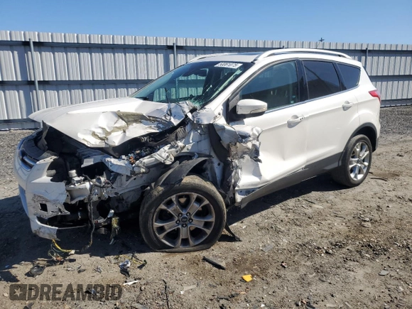 2016 Ford Escape Titanium with VIN 1FMCU9J95GUC74411, listed as a Copart auction lot 50061075 with 198,865 mi miles and Salvage Title. Bid and sale history available at DreamBid. Image 1.