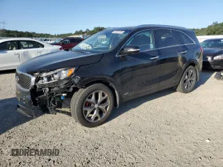 2017 Kia Sorento SX z VIN 5XYPKDA58HG238887, wystawiony jako Copart lot #57353155 z przebiegiem 72 914 mil mil oraz Szkoda całkowita • Salvage title. Historia ofert i sprzedaży dostępna na DreamBid. Obrazek 1.
