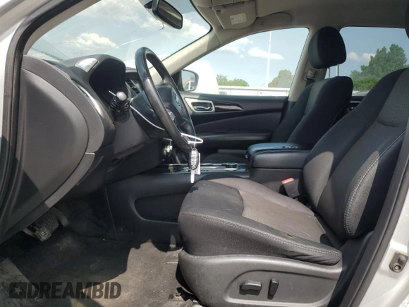 2018 Nissan Pathfinder Platinum with VIN 5N1DR2MM5JC665603, listed as a Copart auction lot 58505055 with 157,836 mi miles and Salvage title. Bid and sale history available at DreamBid. Image 7.