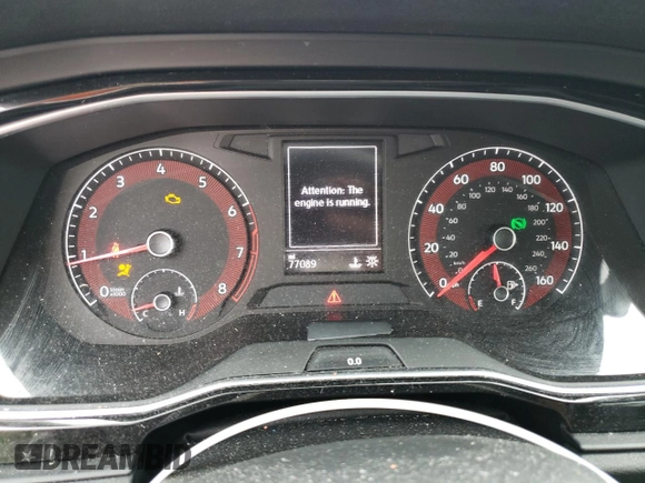 2019 Volkswagen Jetta S with VIN 3VWC57BU0KM205239, listed as a Copart auction lot 61023915 with 77,089 mi miles and Salvage title. Bid and sale history available at DreamBid. Image 9.