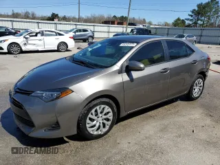 2019 Toyota Corolla L with VIN 2T1BURHE7KC173427, listed as a Copart auction lot 49346975 with 45,585 mi miles and Salvage title. Bid and sale history available at DreamBid. Image 1.