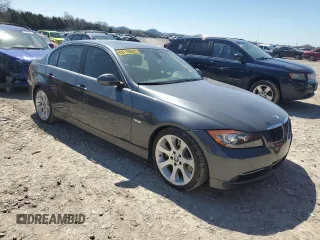 2007 BMW 3 Series 335i with VIN WBAVB735X7PA87939, listed as a Copart auction lot 50524455 with 82,654 mi miles and Salvage Title. Bid and sale history available at carsss.com. Image 4.