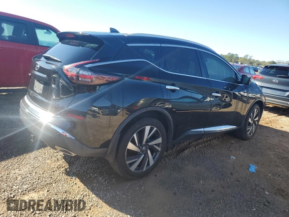 2022 Nissan Murano SL with VIN 5N1AZ2CJ6NC106867, listed as a Copart auction lot 86645794 with 72,472 mi miles and Salvage Title. Bid and sale history available at carsss.com. Image 3.