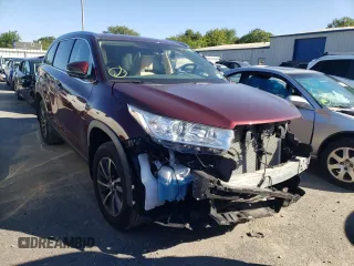 2019 Toyota Highlander SE с VIN 5TDJZRFH5KS983821, выставлен на аукционе Copart как лот 57510922 с пробегом 21 774 миль миль и Списание • Salvage title. История ставок и продаж доступна на DreamBid. Изображение 1.