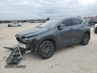 2023 Lexus NX 250 z VIN JTJADCAZ4P5010077, wystawiony jako Copart lot #88885555 z przebiegiem Nie podano mil oraz Szkoda całkowita • Salvage title. Historia ofert i sprzedaży dostępna na DreamBid. Obrazek 1.