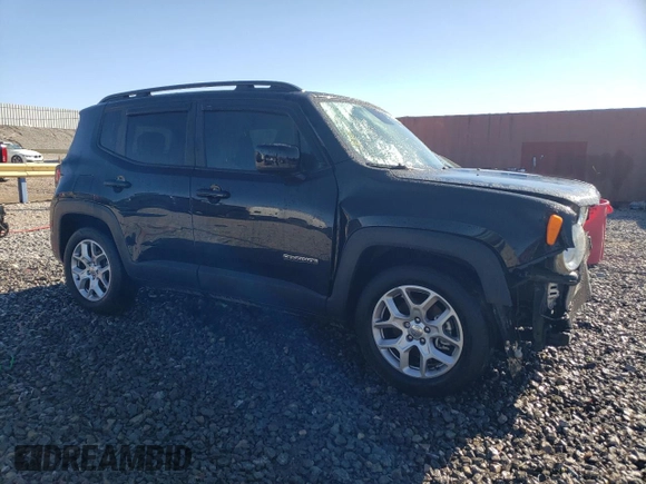 2018 Jeep Renegade Altitude with VIN ZACCJABB3JPJ02044, listed as a Copart auction lot 82567534 with 87,779 mi miles and Salvage title. Bid and sale history available at DreamBid. Image 4.