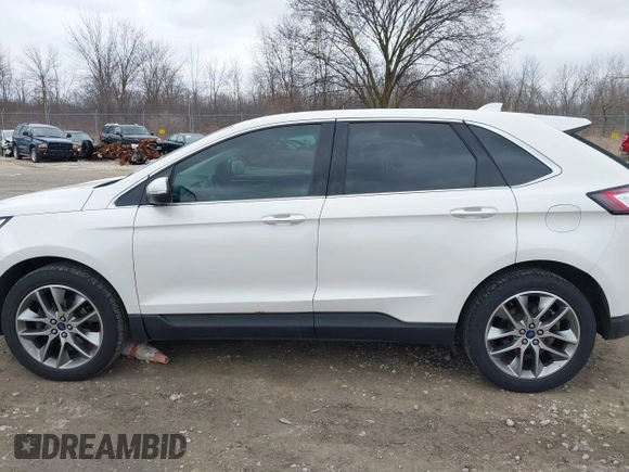 2016 Ford Edge Titanium with VIN 2FMPK3K92GBB86702, listed as a IAAI auction lot 41985614 with 171,722 mi miles. Bid and sale history available at carsss.com. Image 14.