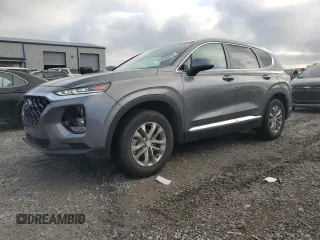 2020 Hyundai Santa Fe SE with VIN 5NMS2CADXLH170733, listed as a Copart auction lot 50636055 with 43,894 mi miles and Salvage Title. Bid and sale history available at carsss.com. Image 1.