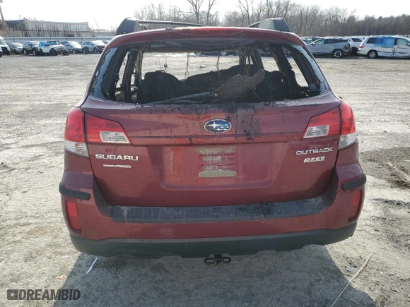 2011 Subaru Outback 2.5i Prem AWP with VIN 4S4BRBCC6B3346115, listed as a Copart auction lot 48799235 with 0 mi miles and Salvage Title. Bid and sale history available at carsss.com. Image 6.