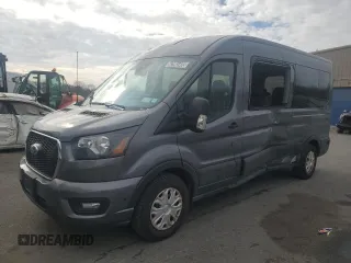 2024 Ford Transit Passenger XL with VIN 1FBAX2C83RKA49731, listed as a Copart auction lot 42985485 with 9,180 mi miles and Clean Title. Bid and sale history available at carsss.com. Image 1.