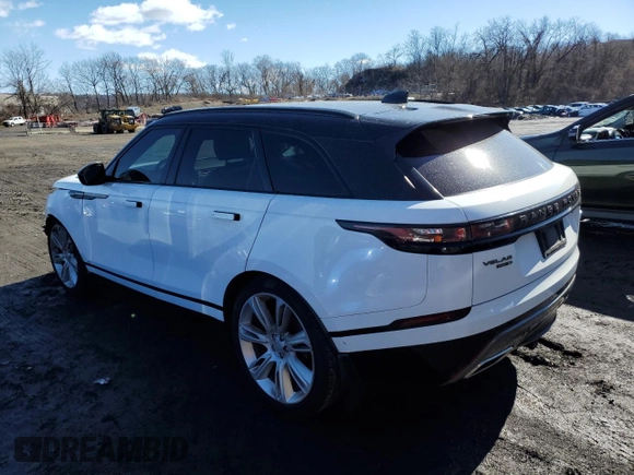 2019 Land Rover Range Rover Velar R-Dynamic SE with VIN SALYL2FV4KA233877, listed as a Copart auction lot 46782415 with 70,616 mi miles and Non Repairable. Bid and sale history available at carsss.com. Image 2.