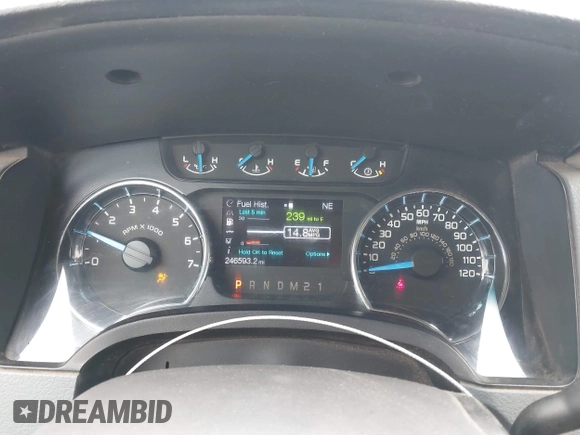 2013 Ford F-150 XL with VIN 1FTFW1EF7DKE70628, listed as a IAAI auction lot 42115322 with 246,593 mi miles and . Bid and sale history available at DreamBid. Image 7.