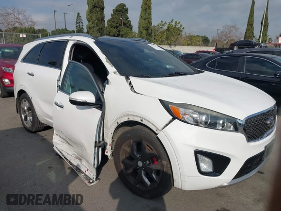 2016 Kia Sorento SX with VIN 5XYPK4A52GG071148, listed as a IAAI auction lot 41543872 with 115,105 mi miles. Bid and sale history available at carsss.com. Image 14.