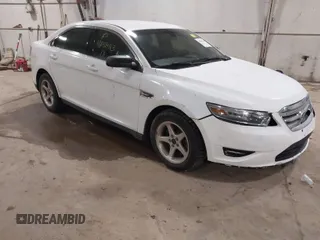 2013 Ford Sedan Police Interceptor with VIN 1FAHP2M87DG110878, listed as a IAAI auction lot 41868443 with 132,824 mi miles. Bid and sale history available at carsss.com. Image 1.