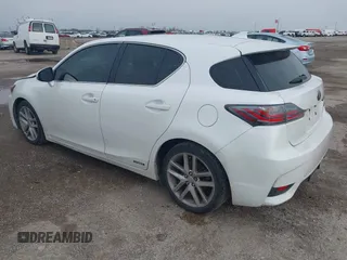 2014 Lexus CT 200h with VIN JTHKD5BH8E2196518, listed as a IAAI auction lot 41672745 with 126,655 mi miles and . Bid and sale history available at DreamBid. Image 3.