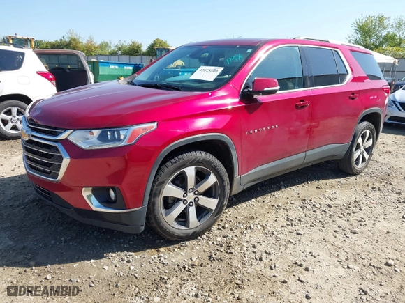 2018 Chevrolet Traverse LT Leather with VIN 1GNERHKW1JJ186565, listed as a IAAI auction lot 42023809 with 132,159 mi miles. Bid and sale history available at carsss.com. Image 18.