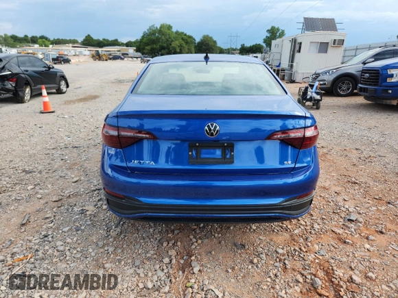 2024 Volkswagen Jetta SE with VIN 3VW7M7BU2RM024383, listed as a Copart auction lot 63048615 with 50,106 mi miles and Clean title. Bid and sale history available at DreamBid. Image 6.