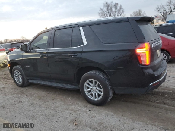 2021 Chevrolet Tahoe LS with VIN 1GNSKMKD3MR163423, listed as a Copart auction lot 84880594 with 119,407 mi miles and Salvage Title. Bid and sale history available at carsss.com. Image 2.