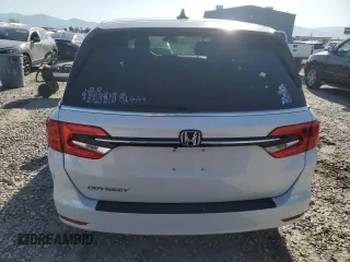 2024 Honda Odyssey EX-L с VIN 5FNRL6H65RB049073, выставлен на аукционе Copart как лот 54200195 с пробегом 8 080 миль миль и Списание • Salvage title. История ставок и продаж доступна на DreamBid. Изображение 6.