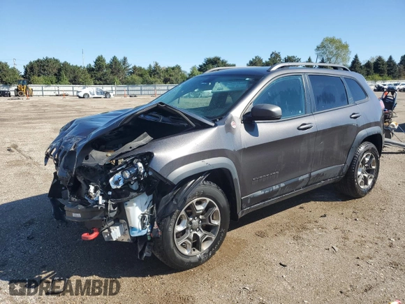 2019 Jeep Cherokee Trailhawk with VIN 1C4PJMBX1KD207294, listed as a Copart auction lot 72694824 with 93,311 mi miles and Salvage Title. Bid and sale history available at DreamBid. Image 1.