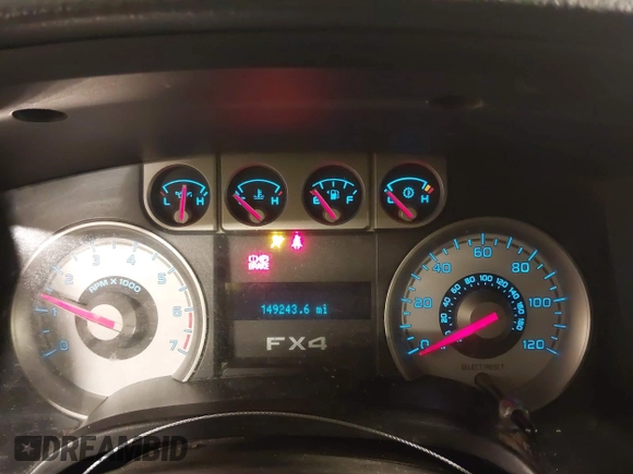 2009 Ford F-150 XL with VIN 1FTPX14V99KC61148, listed as a IAAI auction lot 41933852 with 149,243 mi miles. Bid and sale history available at carsss.com. Image 7.