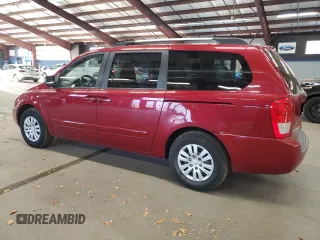 2012 Kia Sedona LX with VIN KNDMG4C76C6421543, listed as a Copart auction lot 78422314 with 128,424 mi miles and Clean Title. Bid and sale history available at carsss.com. Image 2.