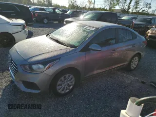 2022 Hyundai Accent SE with VIN 3KPC24A64NE184438, listed as a Copart auction lot 48431315 with 44,991 mi miles and Non Repairable. Bid and sale history available at carsss.com. Image 1.