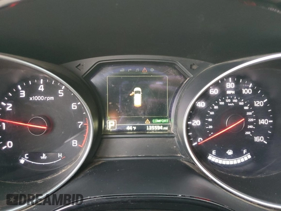 2015 Kia Sedona SX with VIN KNDMC5C19F6032915, listed as a Copart auction lot 82626784 with 135,594 mi miles and Salvage Title. Bid and sale history available at carsss.com. Image 9.