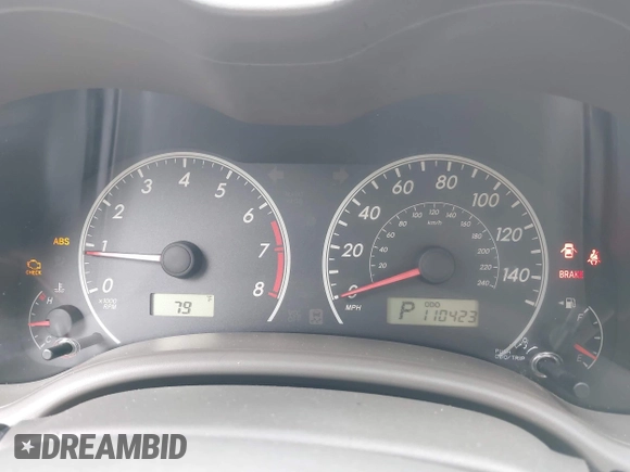 2010 Toyota Corolla with VIN JTDBU4EE5A9100357, listed as a IAAI auction lot 42535856 with 110,423 mi miles and . Bid and sale history available at DreamBid. Image 7.