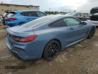 2019 BMW 8 Series M850i xDrive with VIN WBABC4C55KBU96951, listed as a Copart auction lot 53128353 with 30,695 mi miles. Bid and sale history available at carsss.com. Image 3.